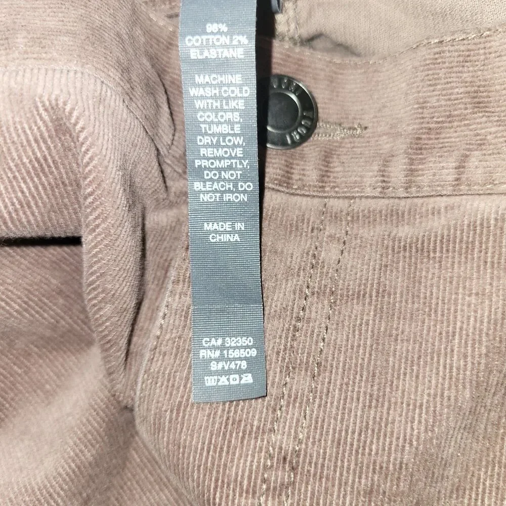Vuori Optimist 5 Pocket Corduroy Pants Men 34x31 Athletic Slim Huckleberry V478